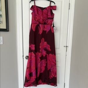 Adrianna Papell Off Shoulder Gown